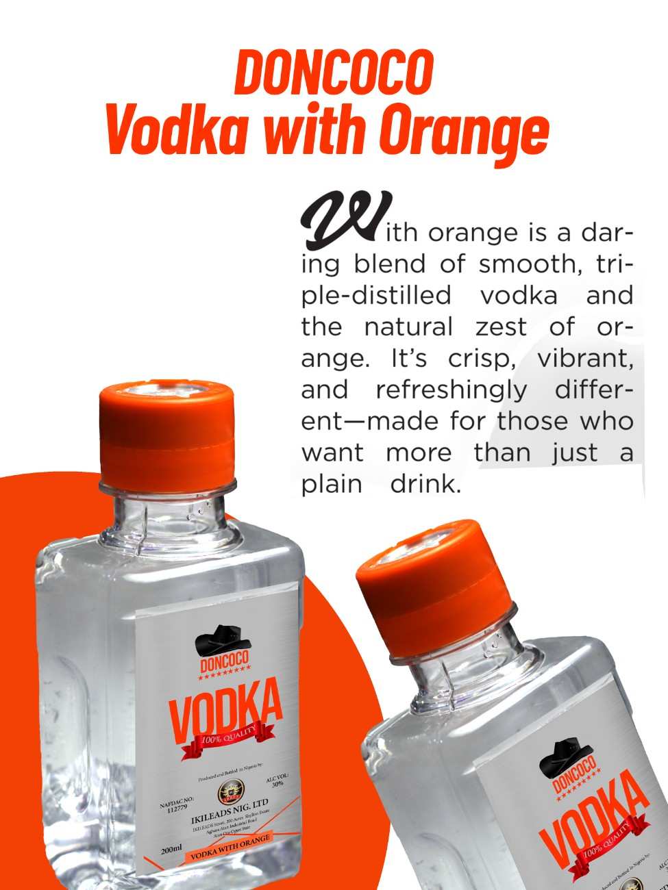 DONCOCO VODKA WITH ORANGE