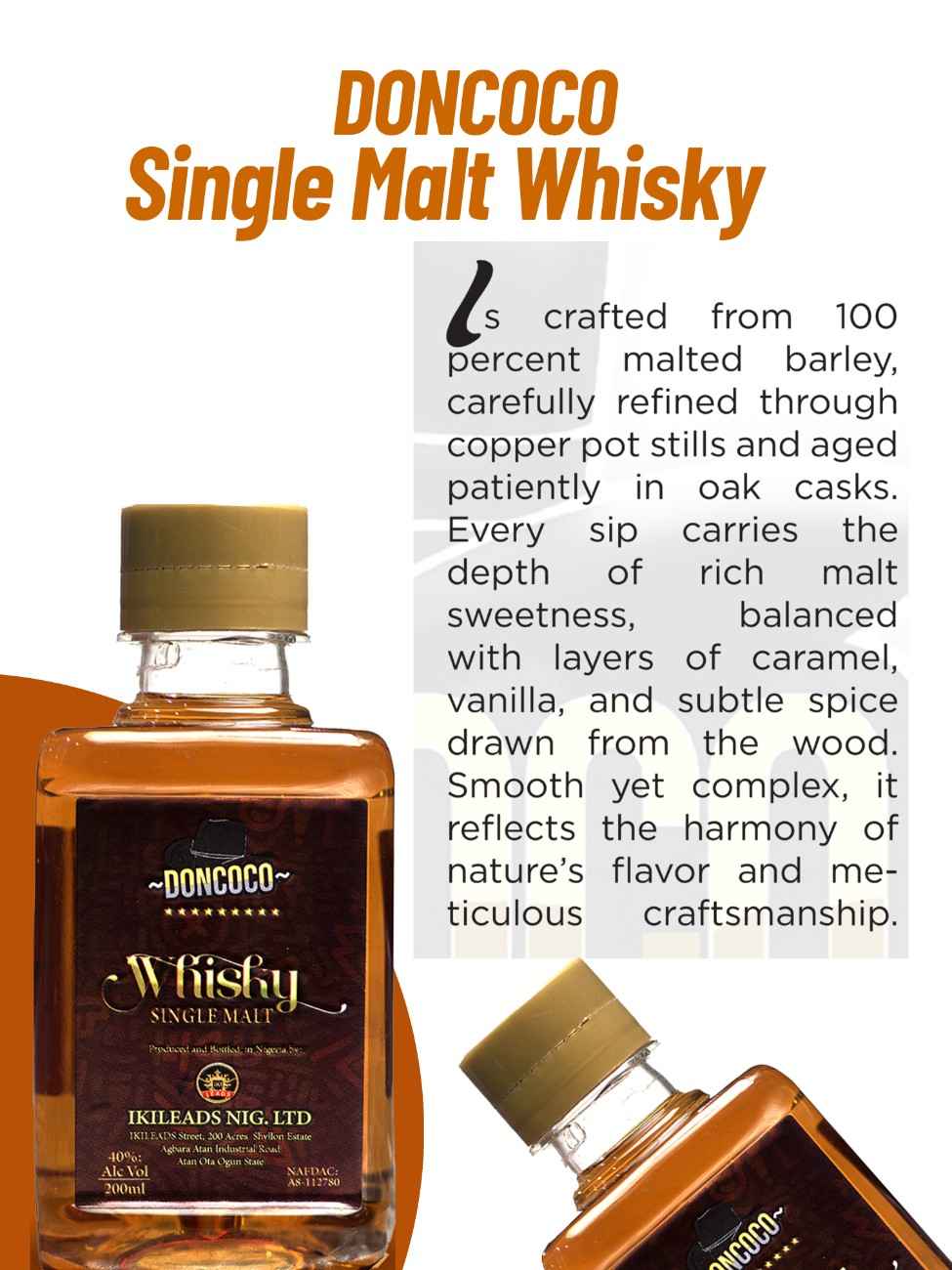 DONCOCO SINGLE MALT WHISKY